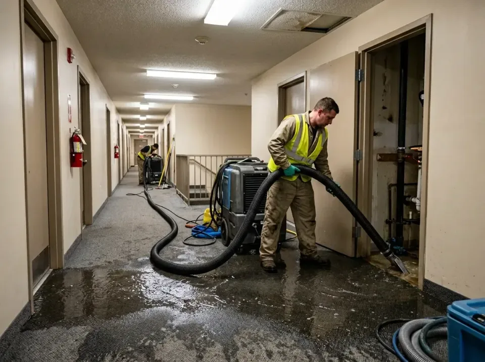 multi-unit-apartment-hallway-f-005 — frequently asked questions, Emergency Burst Pipe Water Extraction & Removal in Lemoore…